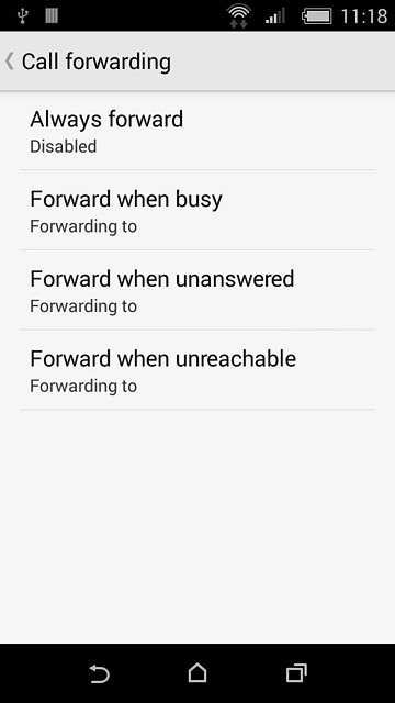 Forward when busy