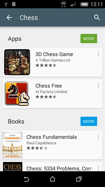 Press the required app.