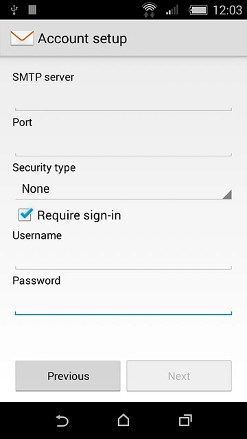 Press the field below 