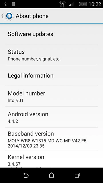 Press Software updates.