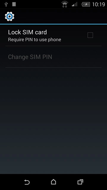 Press the home icon to return to the home screen.