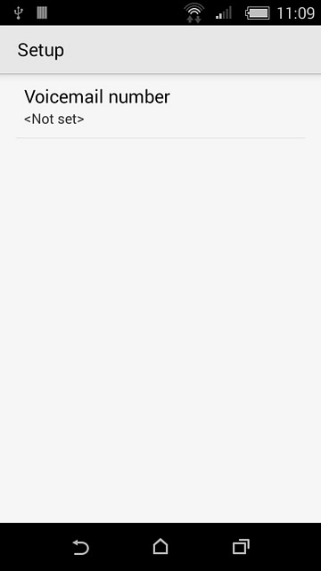 Press the home icon to return to the home screen.