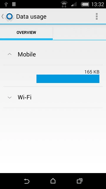 Press the home icon to return to the home screen.