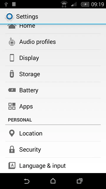 Press Language & input.