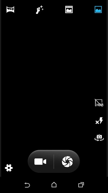 Press the settings icon.