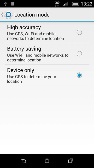 Press Battery saving.