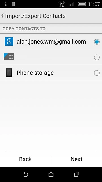 Press ‹the name of your SIM›.