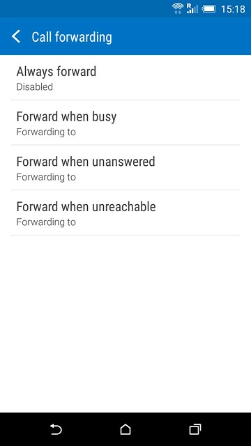 Forward when unanswered