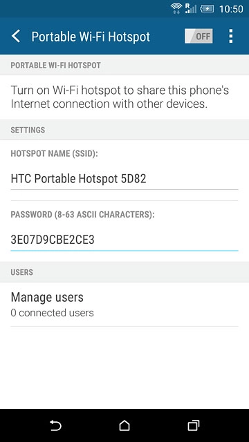 Press the field below 