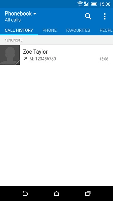 Press the required number.