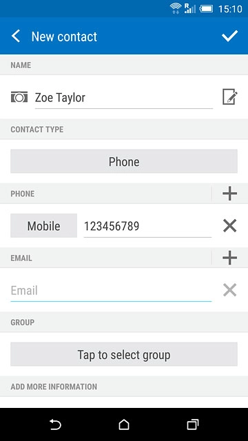 Press Email and key in the required email address.