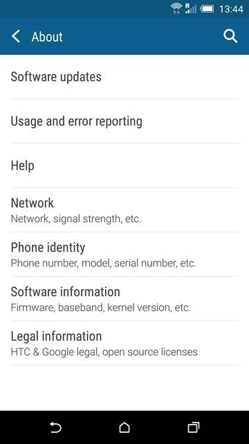 Press Software updates.