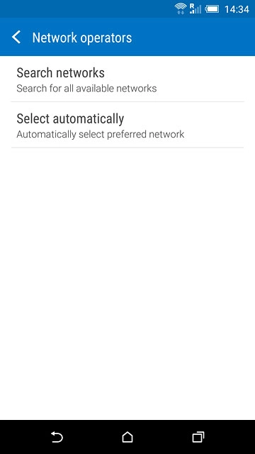 Press the home icon to return to the home screen.