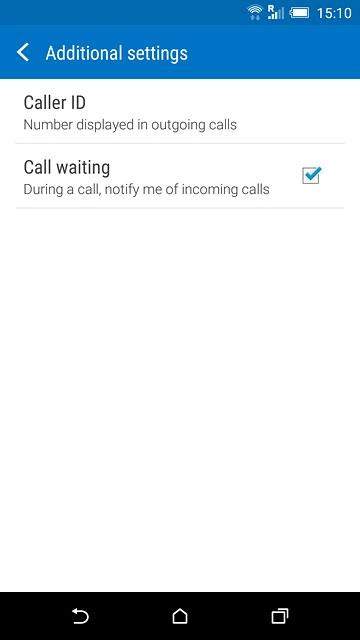Press the home icon to return to the home screen.