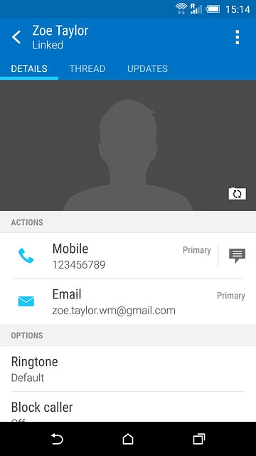 Press the home icon to return to the home screen.