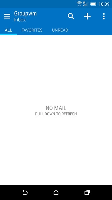 Press the home icon to return to the home screen.