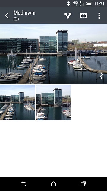 Press the home icon to return to the home screen.