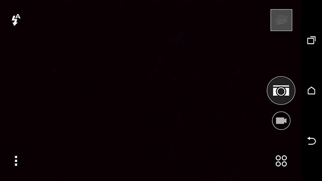 Press the video light icon to turn the function on or off.