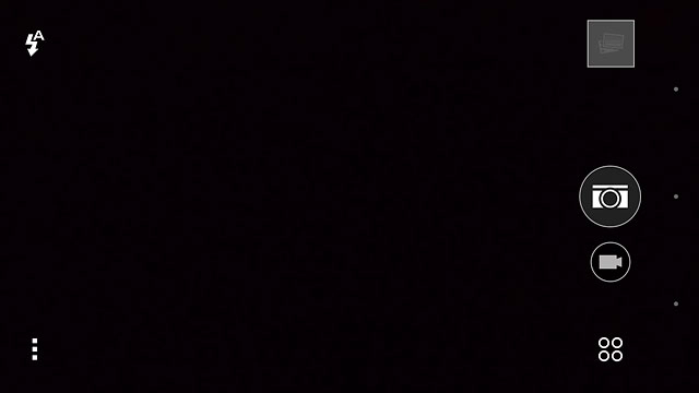 Press the menu icon.