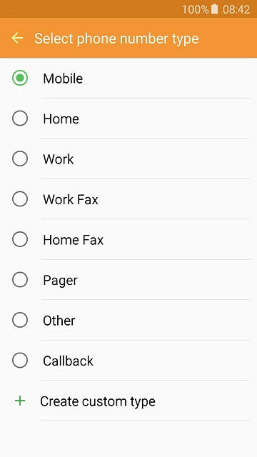 Press the required number type.