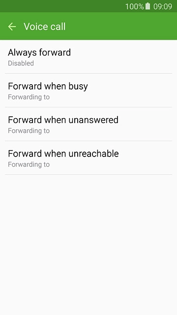 Forward when unanswered