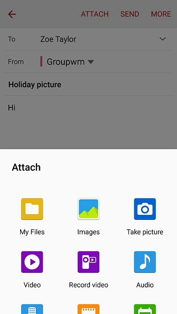 Press My Files.Go to the required folder.