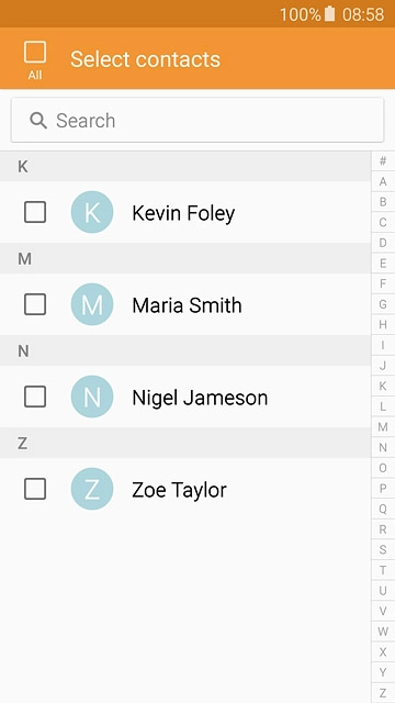 Press the box next to 