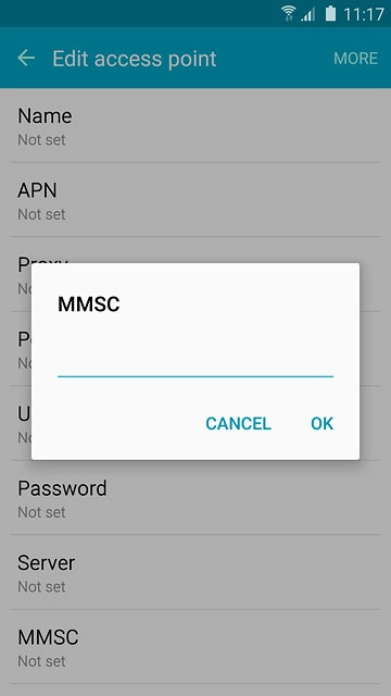 Key in http://pxt.vodafone.net.au/pxtsend and press OK.