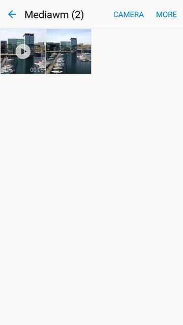 Go to the required folder.Press and hold the required file.