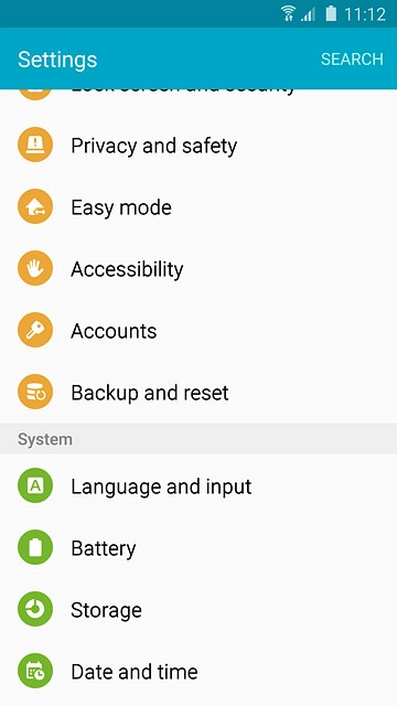 Press Date and time.