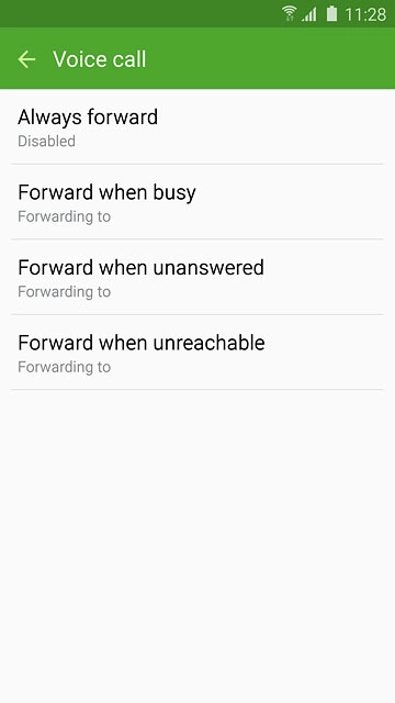 Forward when busy