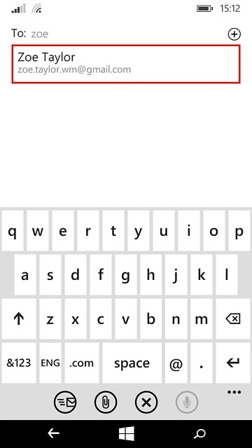 Key in the first letters of the required contact.Matching contacts are displayed.Press the required contact.Repeat the procedure to add more recipients.