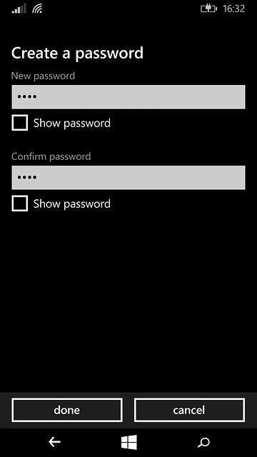 Press done to confirm.
