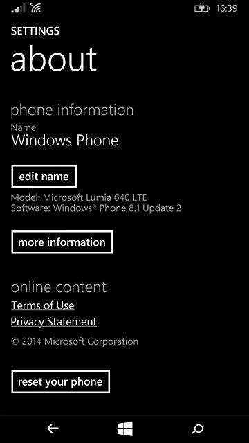 Press reset your phone.