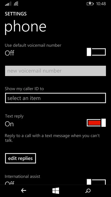 Press the field below 