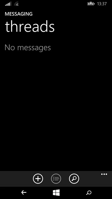 Press the new message icon.