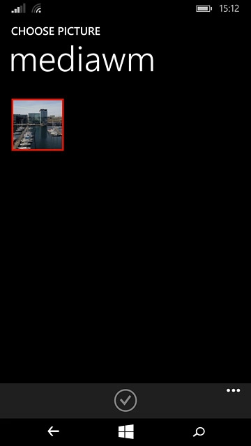 Press the required picture.