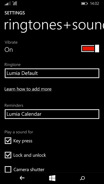 Press the home icon to return to the home screen.