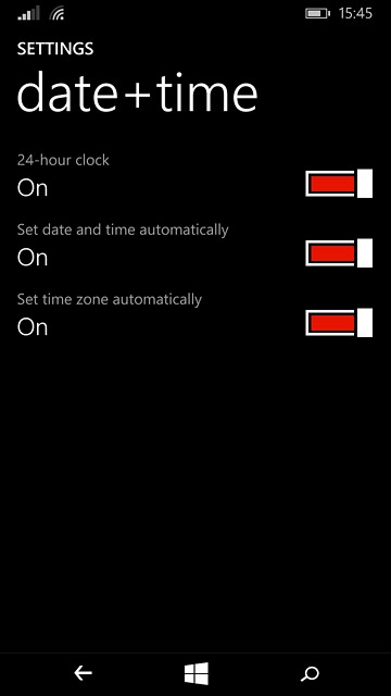 Press the home icon to return to the home screen.