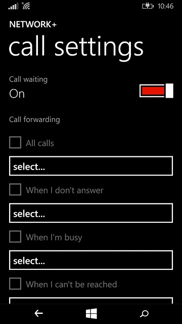Press the home icon to return to the home screen.