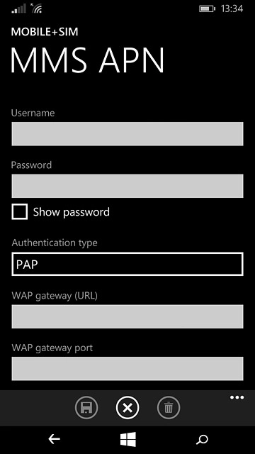 Press the field below 