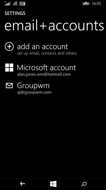 Press the home icon to return to the home screen.
