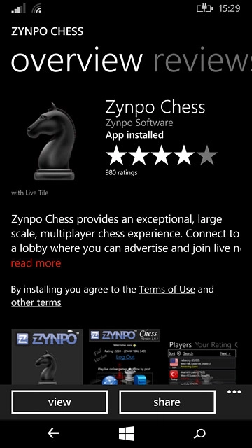 Follow the instructions on the display to install the app.Press the home icon to return to the home screen.