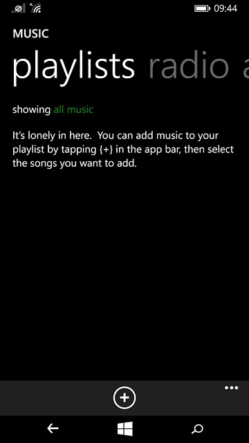Press the new playlist icon.