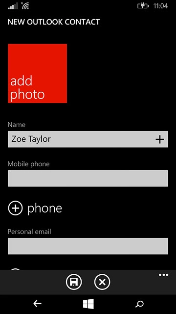 Press the field below 