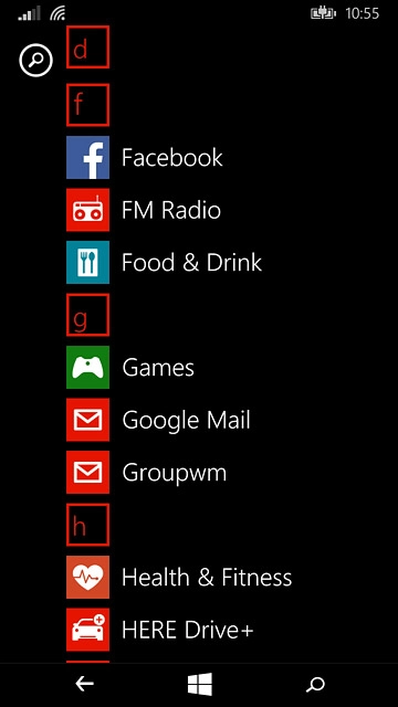 Slide your finger left on the display to open the main menu.Press HERE Drive+.