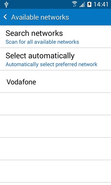Press Select automatically.