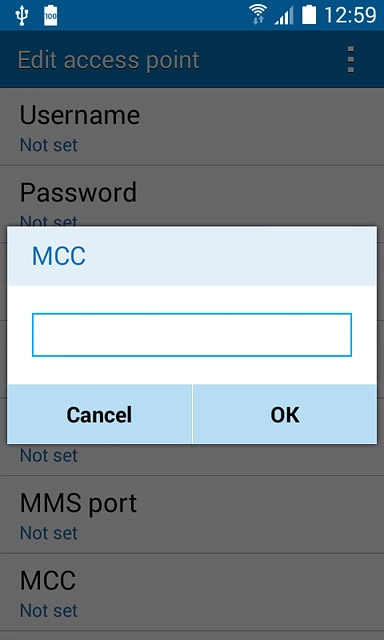 Key in 505 and press OK.