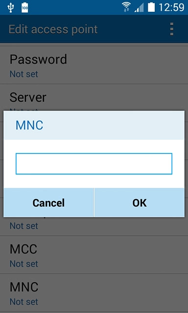 Key in 03 and press OK.