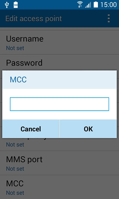 Key in 505 and press OK.